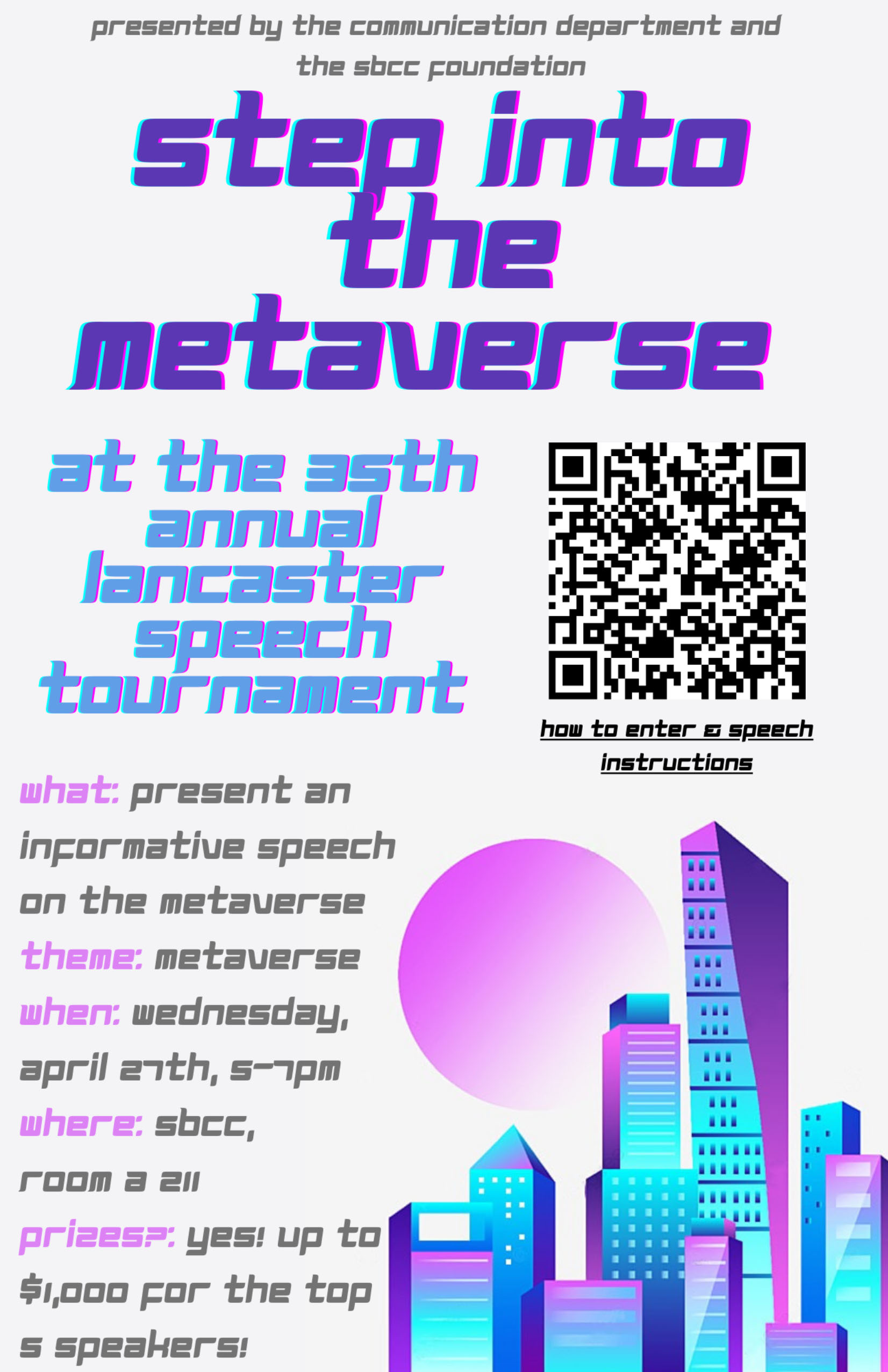 35th Annual Lancaster Speech Tournament 35th Annual Lancaster Speech Tournament